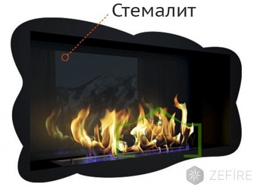 Стемалит для Биокамина серии Standart 700 для встраивания в портал