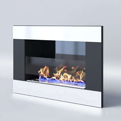 Биокамин "Русский огонь" Модерн 650V встраиваемый с защитным и декоративным стеклом