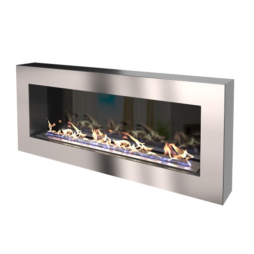 Биокамин "Русский огонь" Хай-тек 1100N настенный с защитным и декоративным стеклом