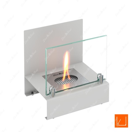 Настольный биокамин SteelHeat ERIKA белый по цене 5 600 руб.