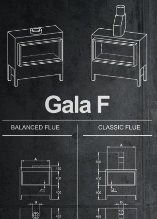 
Газовая топка Vero Design GA 3 F