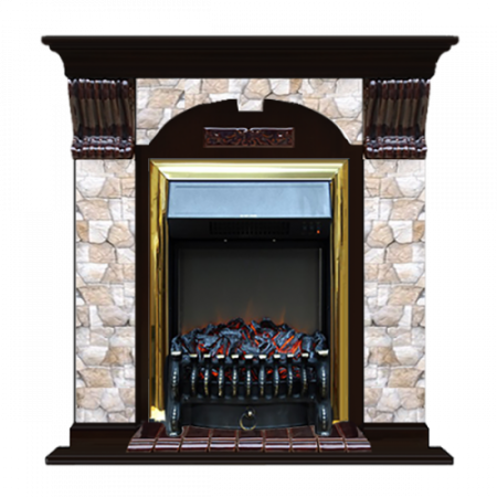 Арочный Арбат (венге)+Fobos Brass