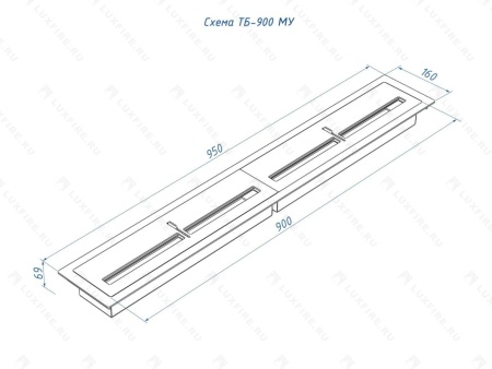 Топливный блок Lux Fire 900 МУ Топливный блок Lux Fire 900 МУ по цене 51 150 руб.