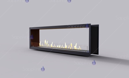 Встраиваемый сквозной очаг 1400 SappFire по цене 62 950 руб.