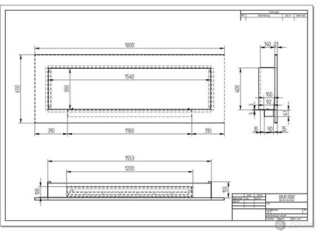 Биокамин ZeFire Elliot 1800 с белой рамкой по цене 62 200 руб.